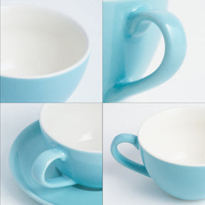 Ceramic Cappuccino Cup & Saucer – 250 ML