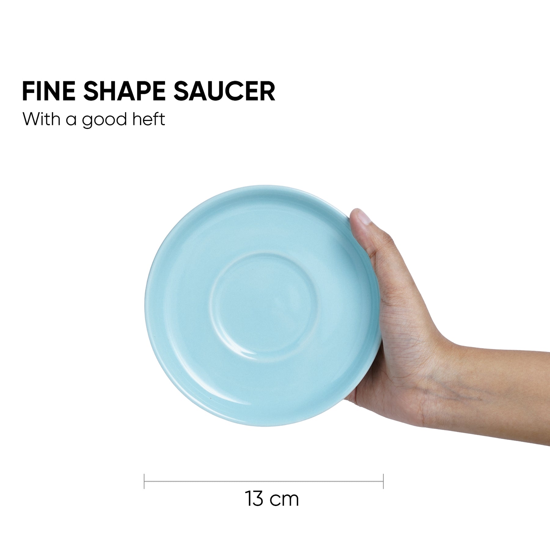 Ceramic Cappuccino Cup & Saucer – 250 ML