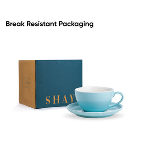 Ceramic Cappuccino Cup & Saucer – 250 ML