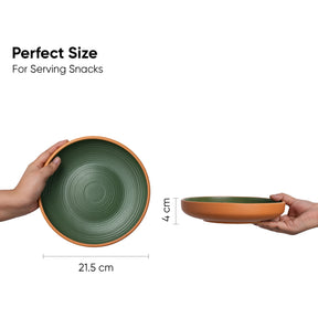 Ceramic Pasta Bowl | Klay Collection | Set of 2 | Stackable
