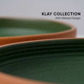 Ceramic Pasta Bowl | Klay Collection | Set of 2 | Stackable