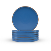 Japandi Quarter Plates Set of 6 | Matte Finish | Snack & Dessert Plates