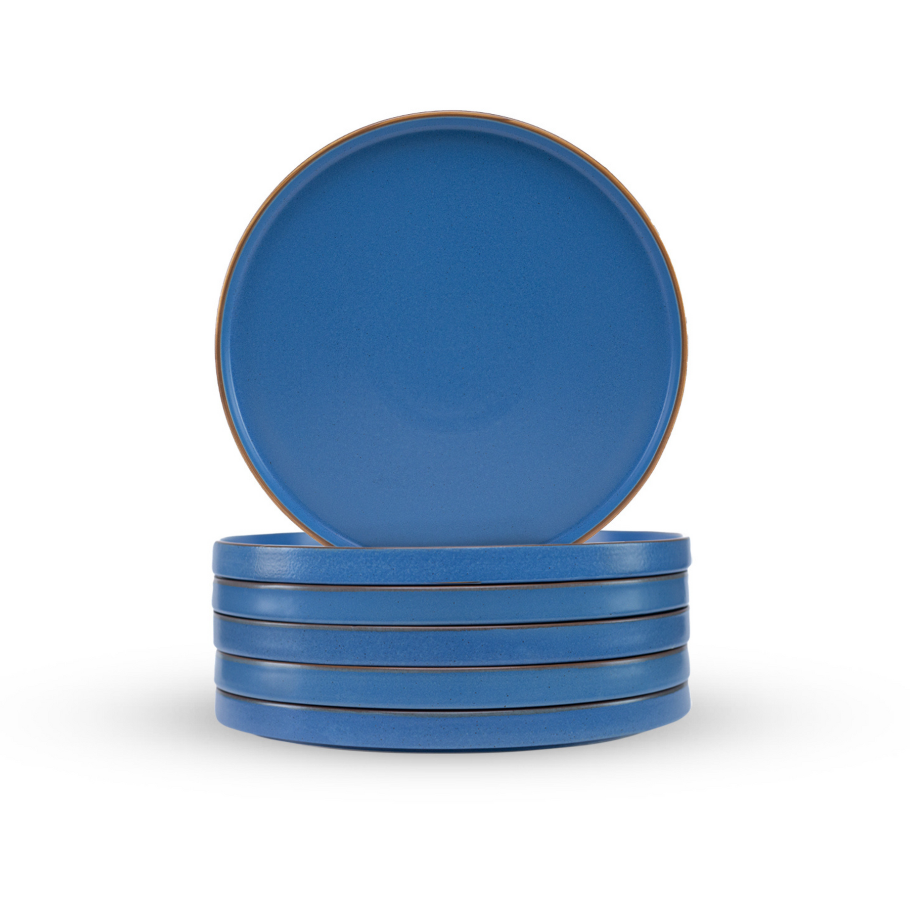 Japandi Quarter Plates Set of 6 | Matte Finish | Snack & Dessert Plates