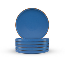 Japandi Quarter Plates Set of 6 | Matte Finish | Snack & Dessert Plates