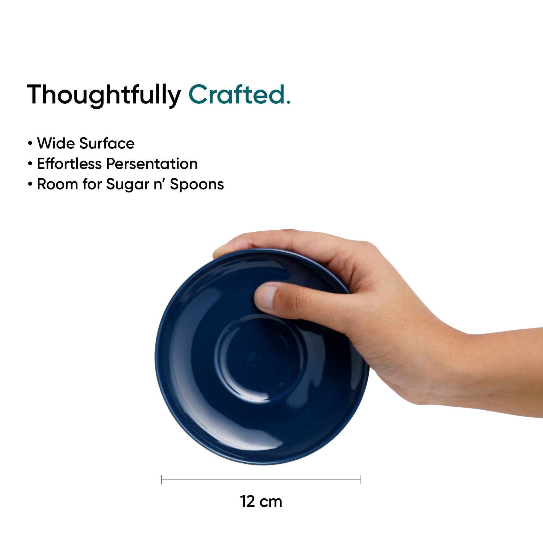Ceramic Espresso Cup  Saucer Set | Set of 2 | 100ml