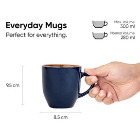 Ceramic Coffee Mug 300ml – Blue | Milk Mug