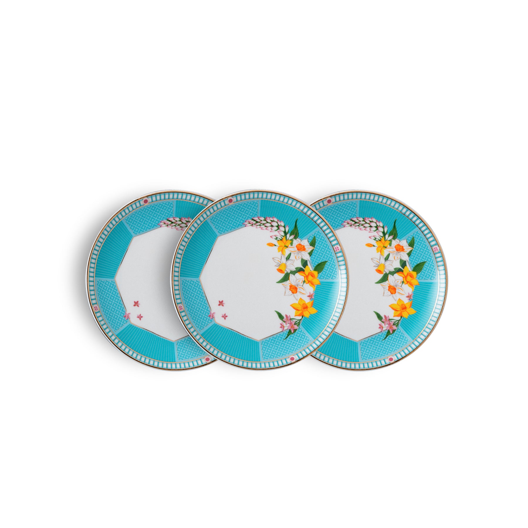 Ceramic Quarter Plates – Set of 6 – Nargis