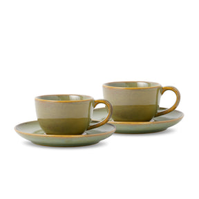 Ceramic Espresso Cup  Saucer Set | Set of 2 | 100ml