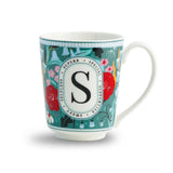 S Ceramic Coffee Mug | 300 ML | Alphabet Collection