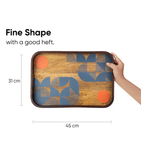 Wooden Serving Tray | Elegant & Durable Wood Tray for Serving