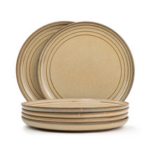Ceramic Dinner Plates Set, 6 Pieces | Self Reactive Collection