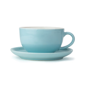 Large Ceramic Coffee Cup Saucer Set | 320ml | XL Cuppa Collection