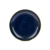 Ceramic Quarter Plate – Blue Green | Reactive Glaze Finish
