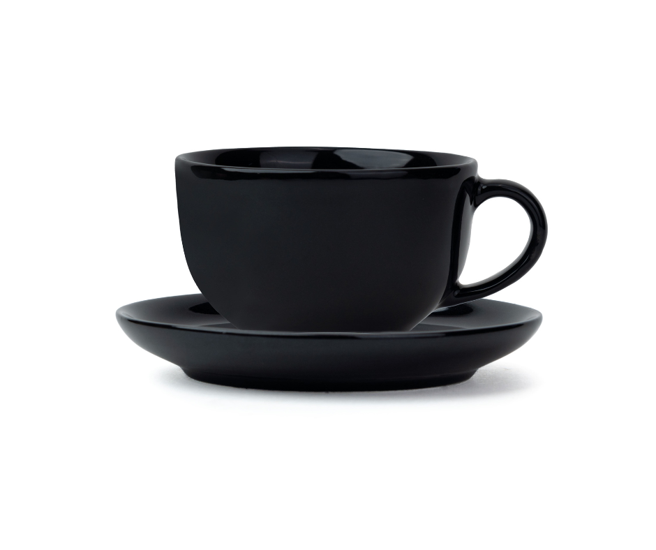 Ceramic Cappuccino Cup & Saucer Set – XL Cuppa