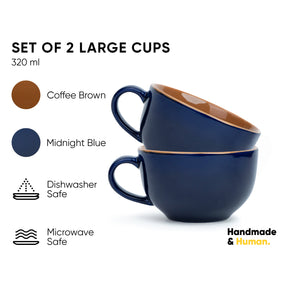 Ceramic Coffee Cup Set – XL Cuppa