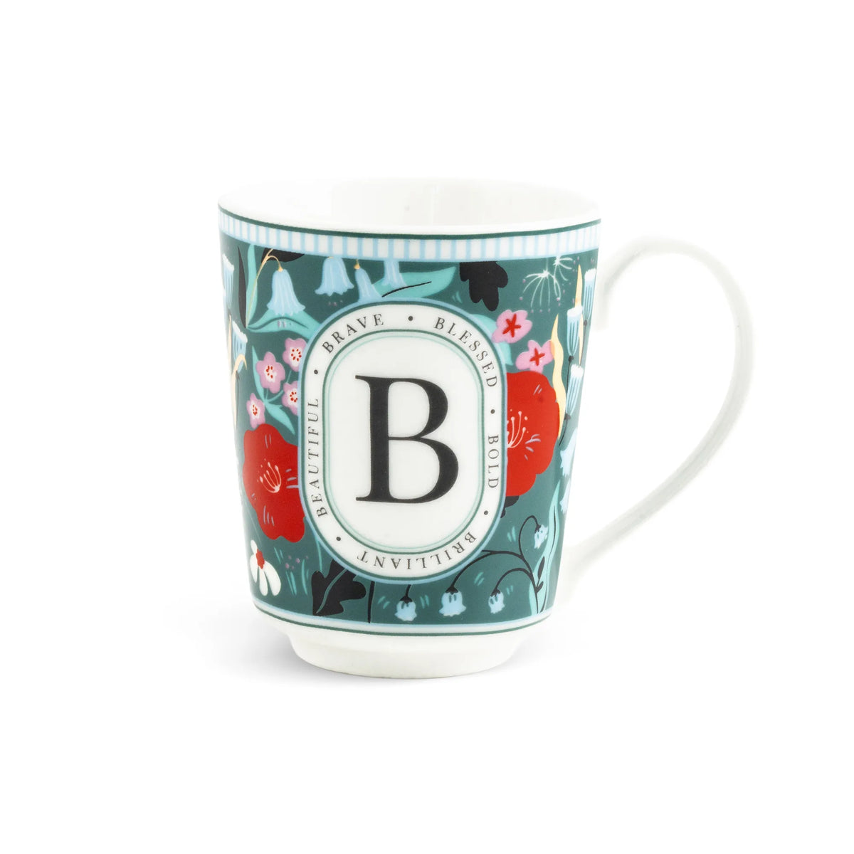 B Ceramic Coffee Mug | 300 ML | Alphabet Collection