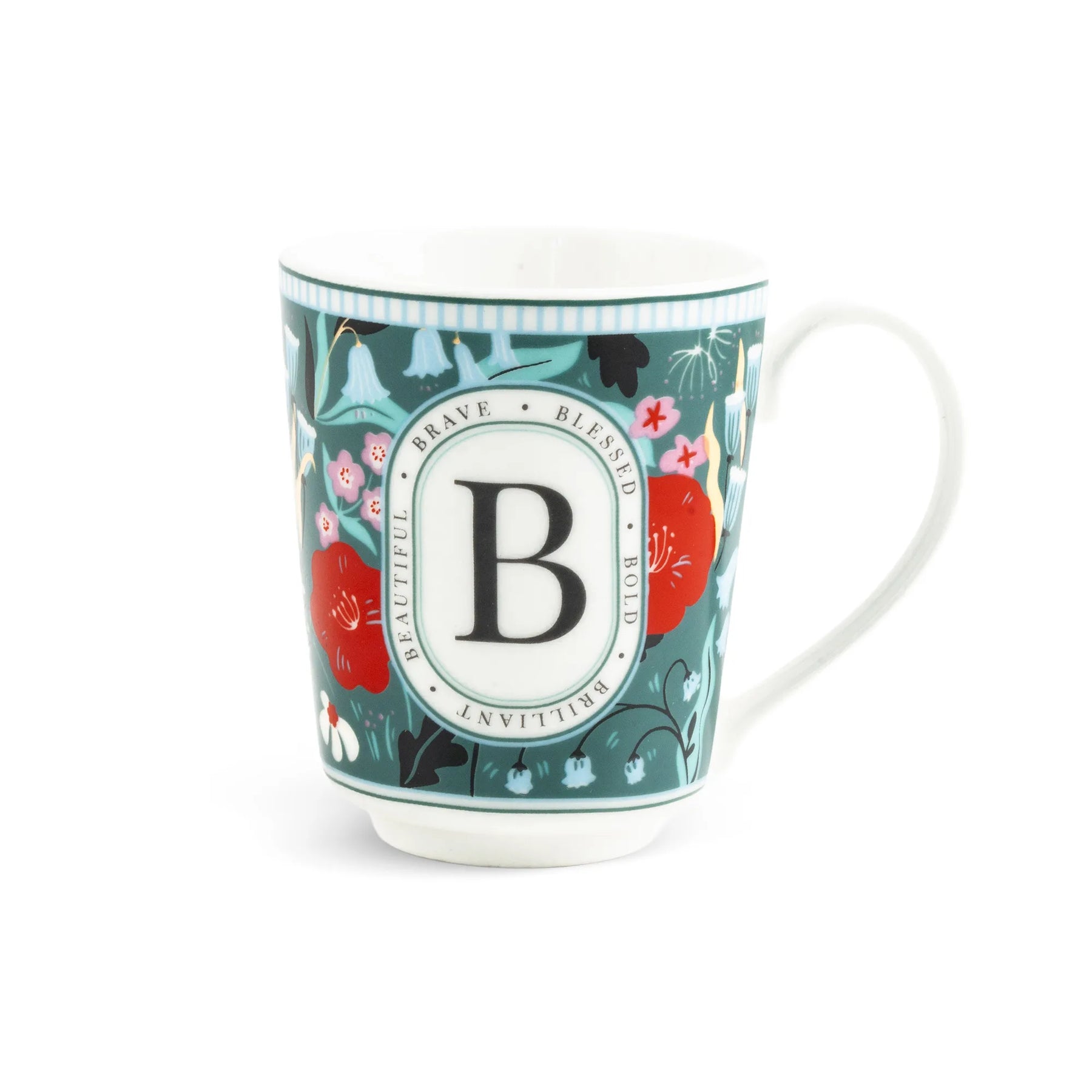 B Ceramic Coffee Mug | 300 ML | Alphabet Collection