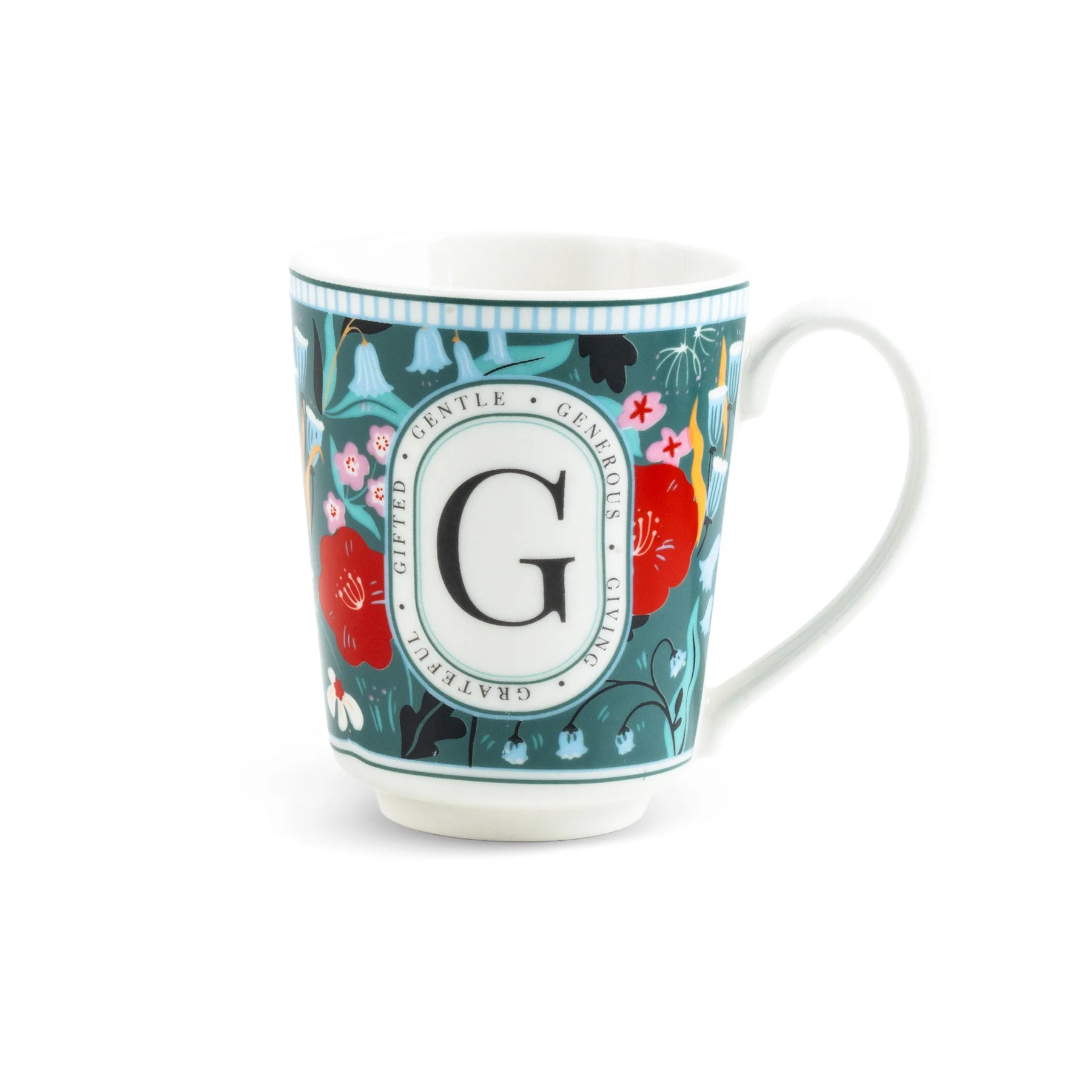 G Ceramic Coffee Mug | 300 ML | Alphabet Collection