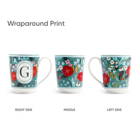 G Ceramic Coffee Mug | 300 ML | Alphabet Collection