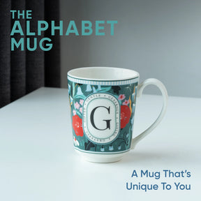 G Ceramic Coffee Mug | 300 ML | Alphabet Collection