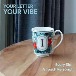I Ceramic Coffee Mug | 300 ML | Alphabet Collection