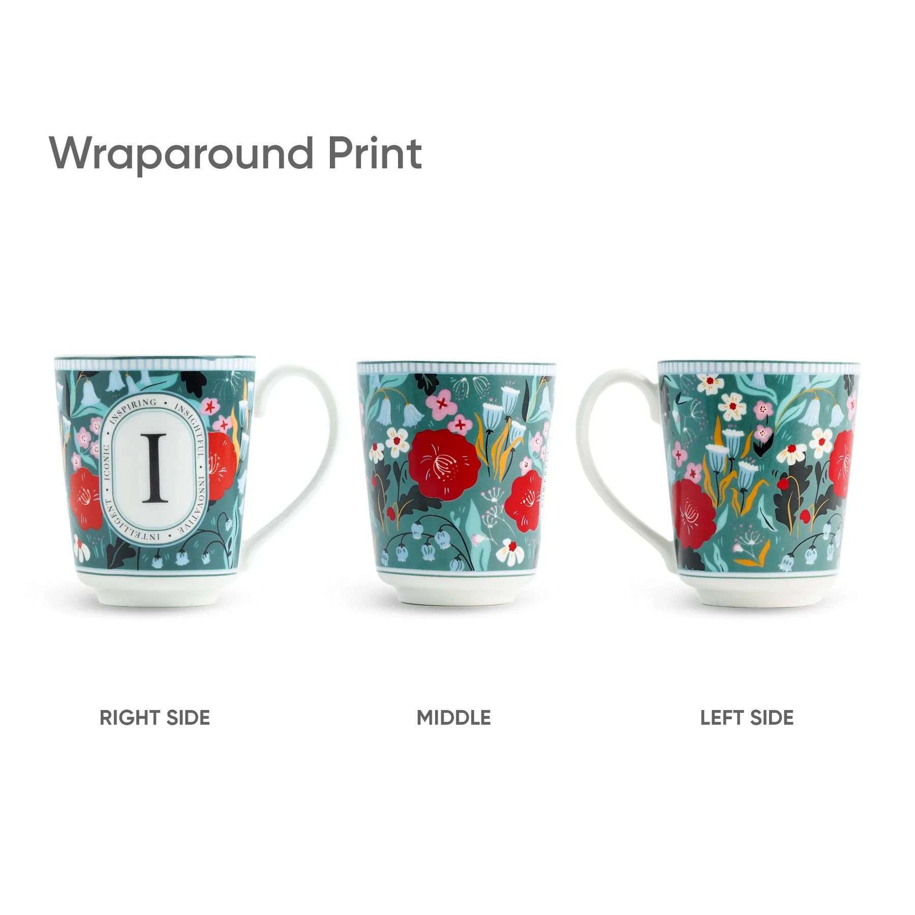 I Ceramic Coffee Mug | 300 ML | Alphabet Collection