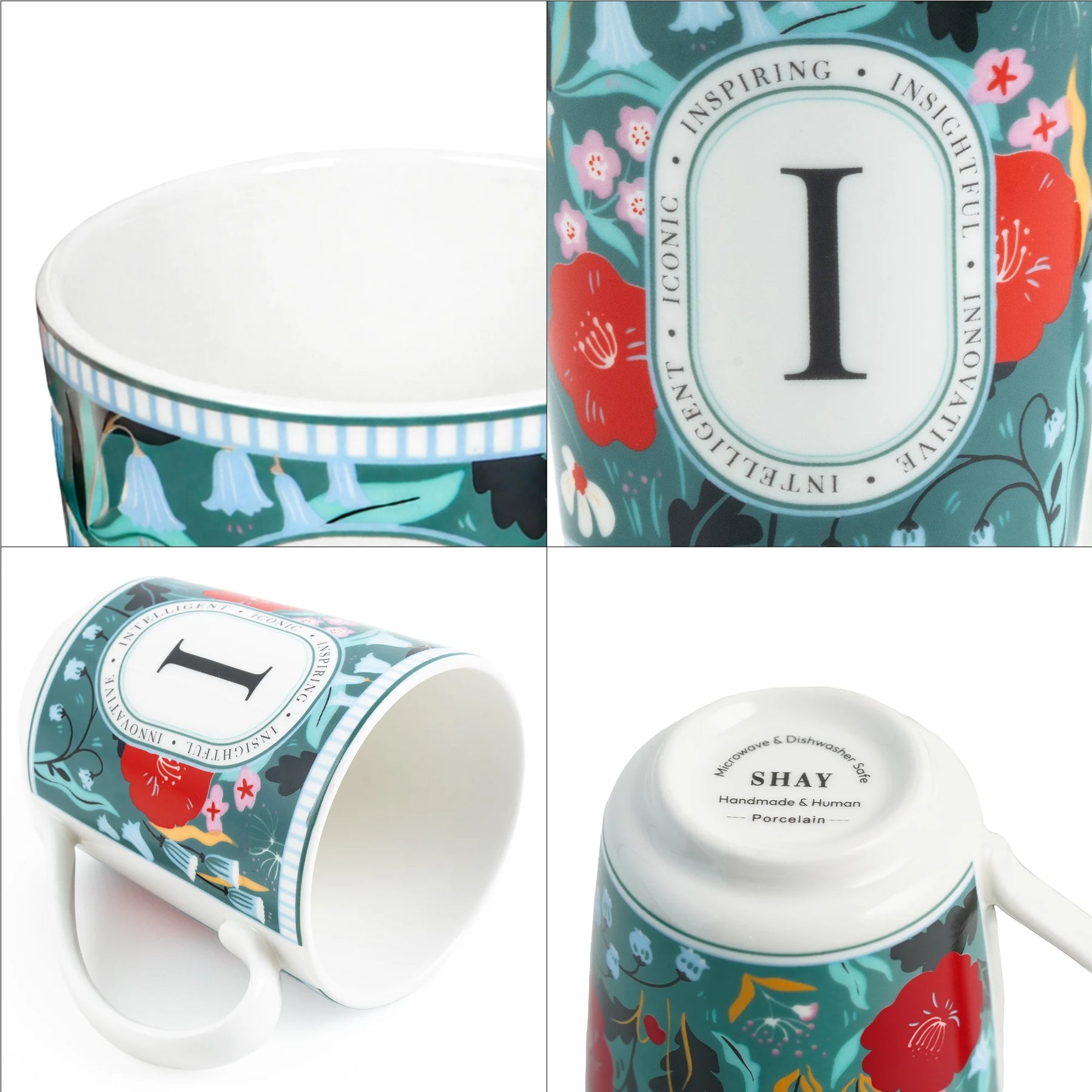 I Ceramic Coffee Mug | 300 ML | Alphabet Collection
