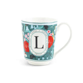 L Ceramic Coffee Mug | 300 ML | Alphabet Collection