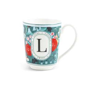 L Ceramic Coffee Mug | 300 ML | Alphabet Collection