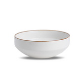 Large Ceramic Serving Bowl – White, 1500ml | Japandi Matte Finish