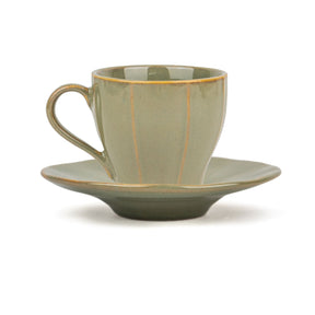 Ceramic Cup & Saucer Set of 6, 180ml – Self Reactive Collection