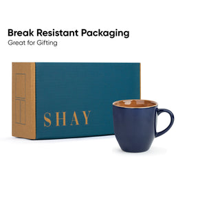 Ceramic Milk Mug Set 300ml | Glossy Finish | Everyday Ceramic Cups | Microwave Safe