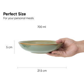 Ceramic Pasta Bowl Set of 2 – Self Reactive Collection