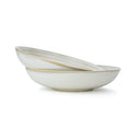 Ceramic Pasta Bowl Set of 2 | Self Reactive Collection White