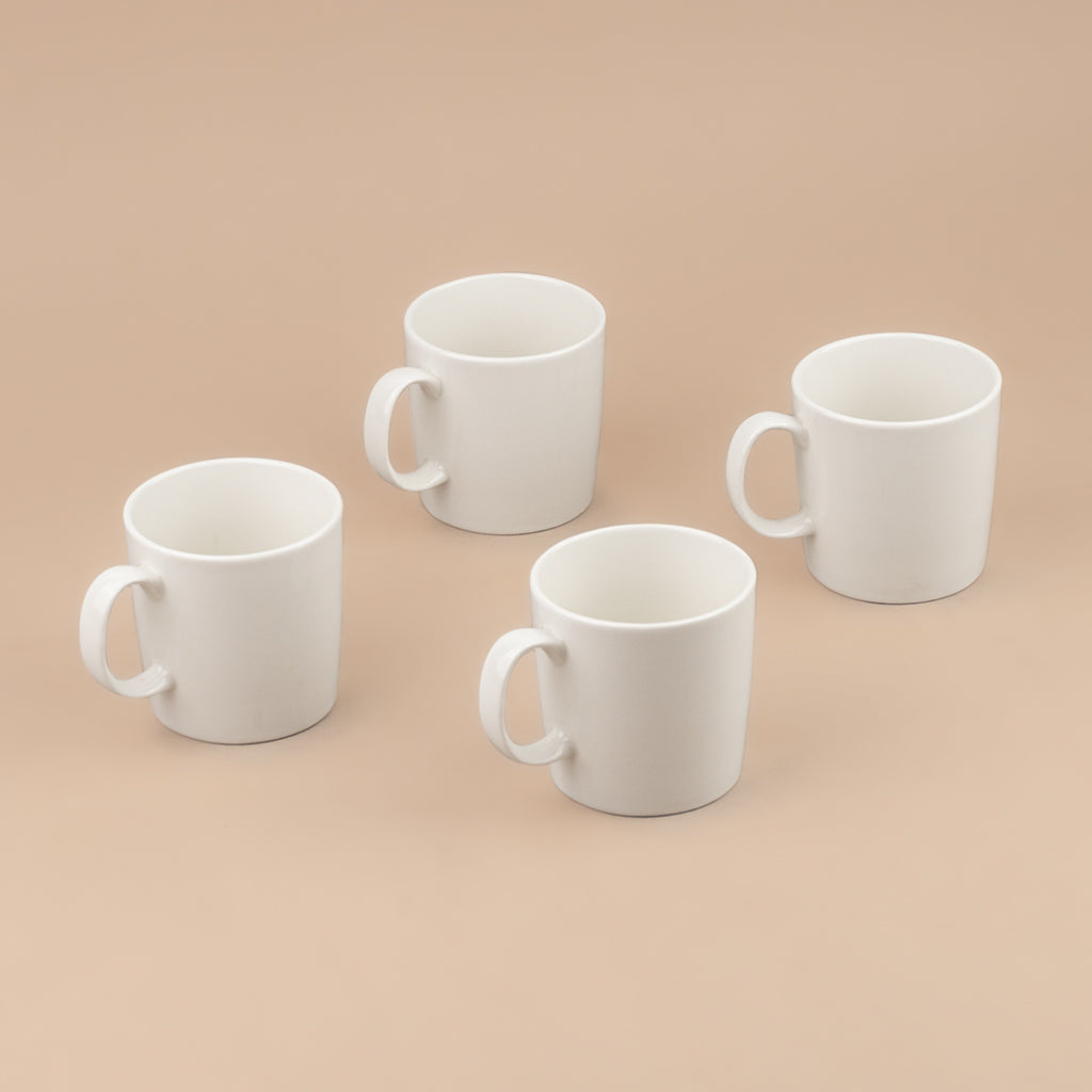 Classic White Cup Set of 4