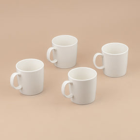 Classic White Cup Set of 4