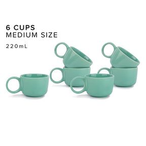 coffee mugs set of 6 Mint