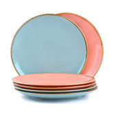 Sprinkle Dinner Plates Set of 6, Pink & Blue