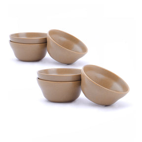 Russet Brown Porcelain Dinner Set